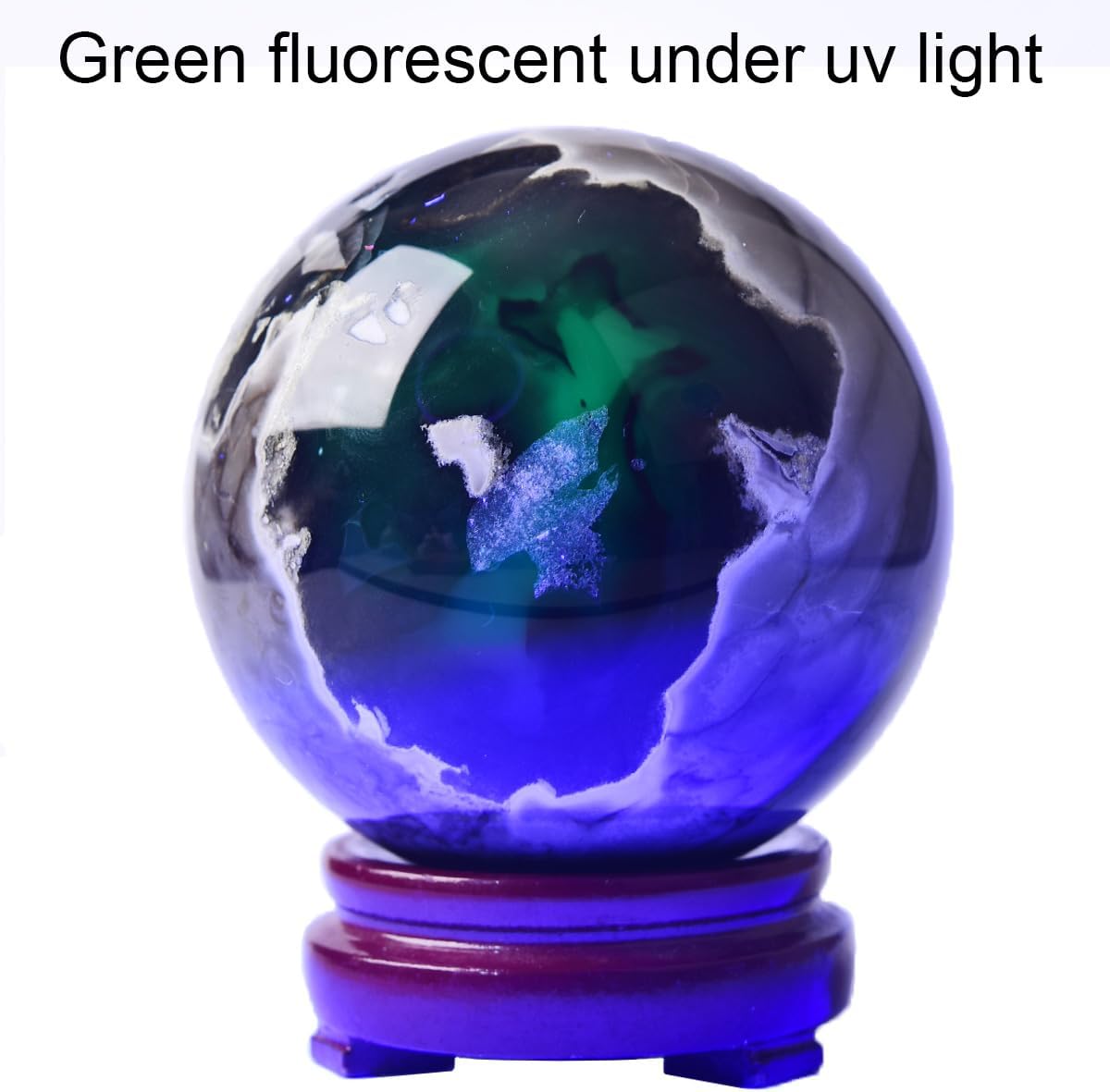 JIC Gem Volcanic Agate Crystal Sphere Large Quartz Crystal Ball