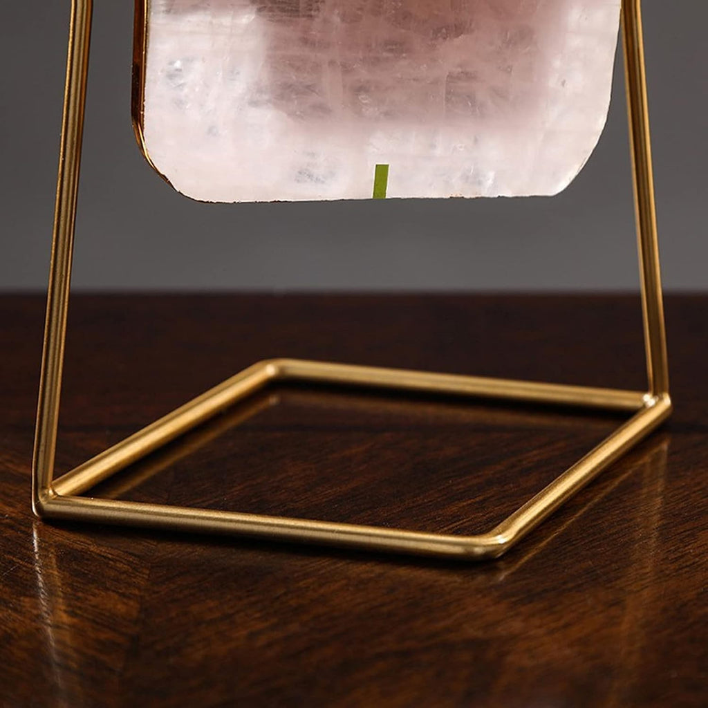 Desk Clock Table Clock Nordic Agate Clock Living Room Home Clock Ornaments Light Luxury Desktop Display Clock Desk Clock Agate Stone Seat Clock(B)