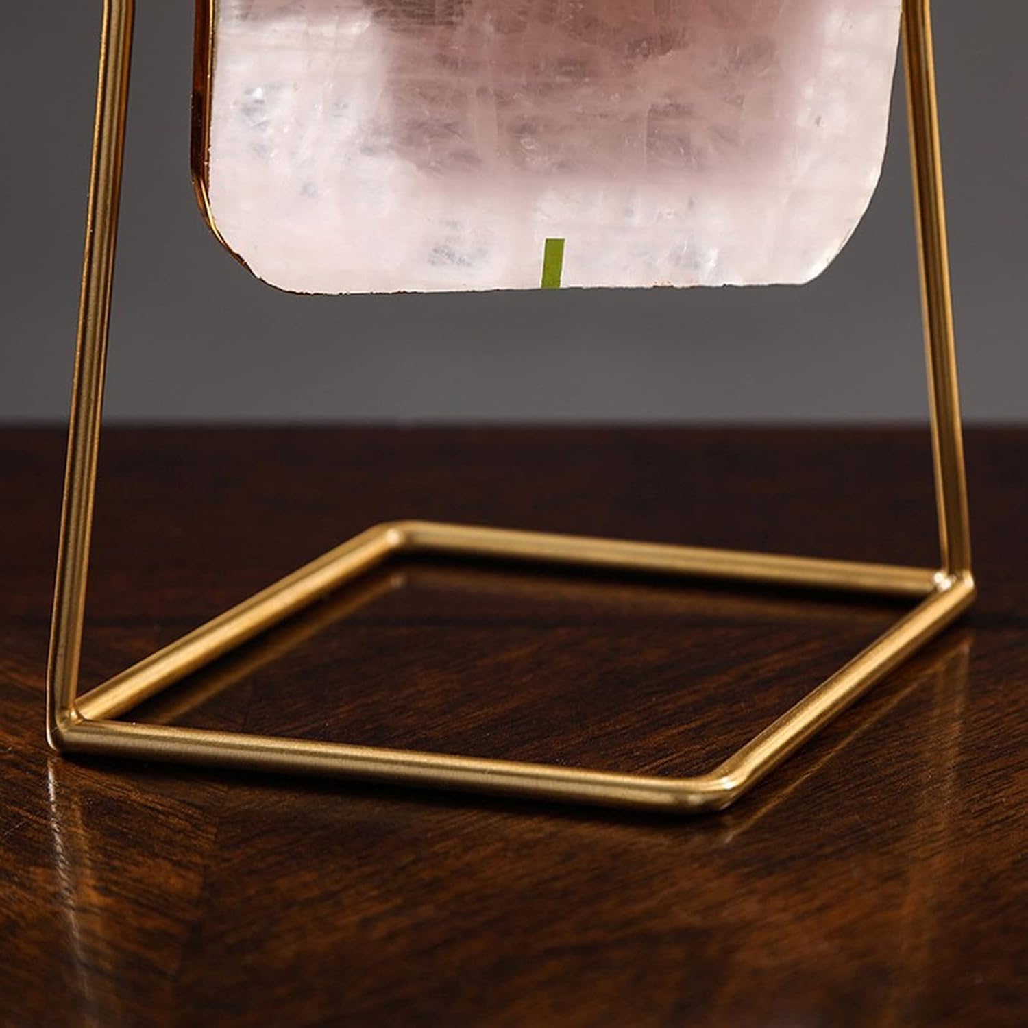 Desk Clock Table Clock Nordic Agate Clock Living Room Home Clock Ornaments Light Luxury Desktop Display Clock Desk Clock Agate Stone Seat Clock(B)