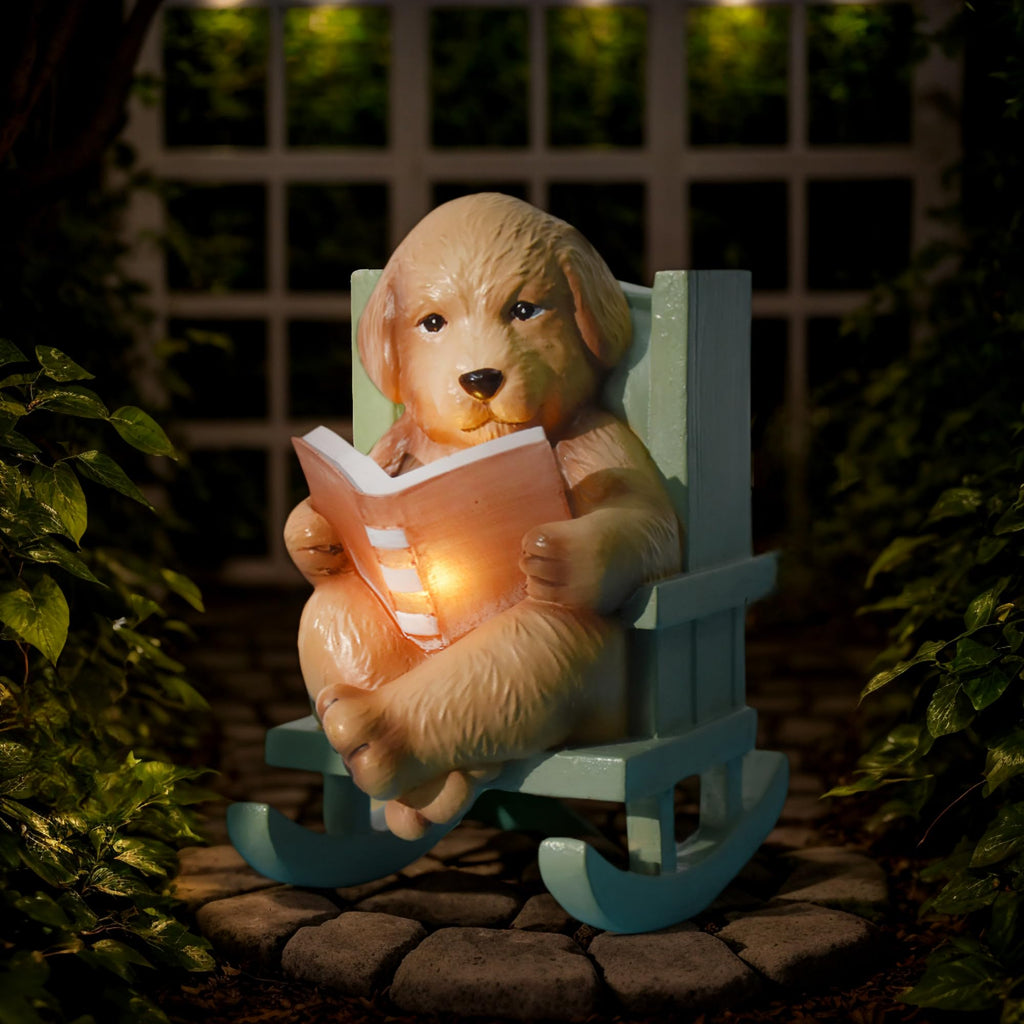 Sheaifun Solar Garden Statues Black Bear Decor Resin Bear Statues Outdoor with Solar Light Animal Figurine for Outside Yard Lawn and Patio Decorations Gardening Gifts for Women 3.5x5.5x6.25 Inch