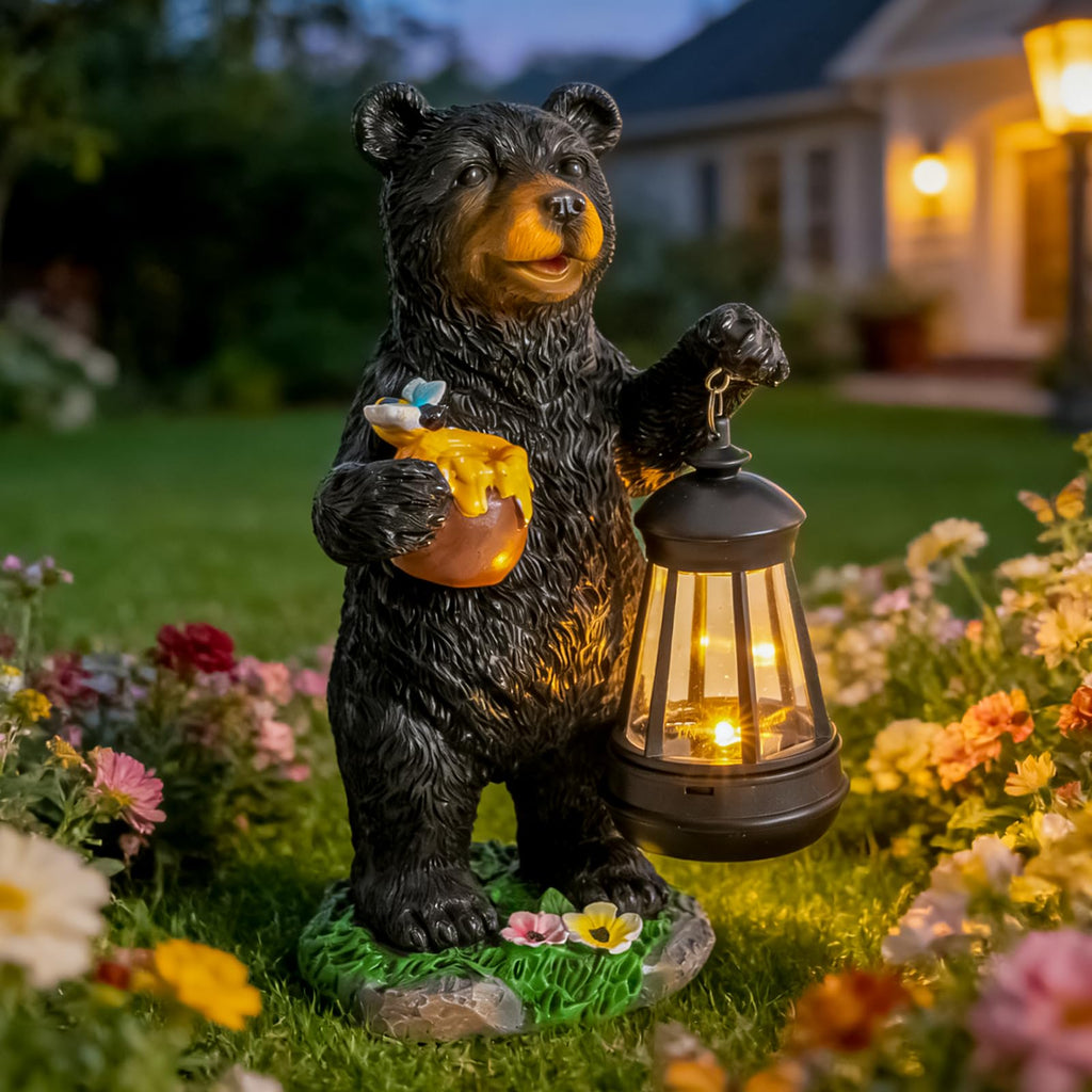 Pohabery Solar Frog Garden Statue - Outdoor Waterproof Decor with Umbrella LED Lights, Funny Relaxing Frog Figurine, Patio Balcony Lawn Ornament, Unique Animal Sculpture Gift