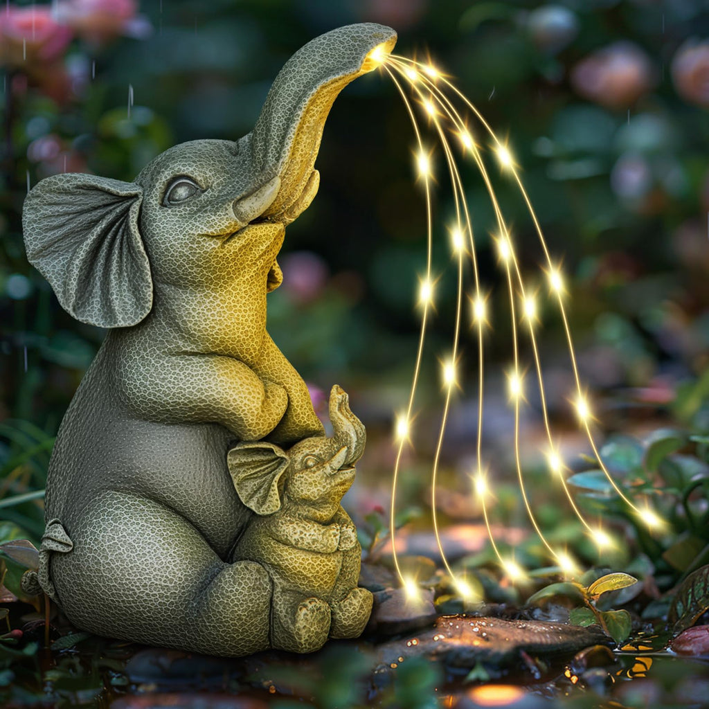 YDKOJGW Solar Garden Outdoor Statues with Succulent and 7 LED Lights - Lawn Decor Tortoise Statue for Patio, Balcony, Yard Ornament - Unique Housewarming Gifts (Gray Turtle)