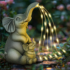 YDKOJGW Solar Garden Outdoor Statues with Succulent and 7 LED Lights - Lawn Decor Tortoise Statue for Patio, Balcony, Yard Ornament - Unique Housewarming Gifts (Gray Turtle)